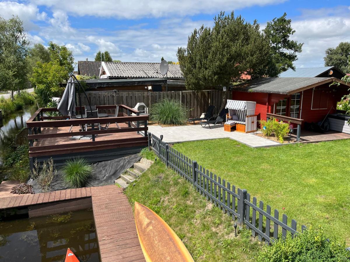 Meerbude Am Grossen Meer - Ferienhaus Südbrookmerland Exterior foto
